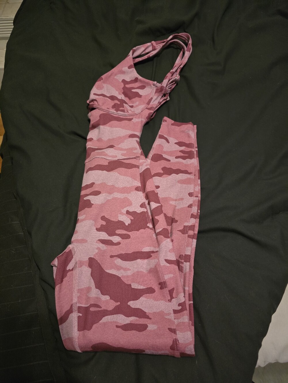 Women's Pink Camo Seamless Jumpsuit